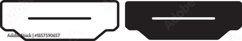 HDMI icon symbol for your web designs. HDMI icon for ui or ux isolated on Transparent background
