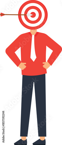 businessman target, target audience, business goal, marketing strategy, customer focus, hitting bullseye, achieving success, corporate objective, direct hit, market segmentation, 