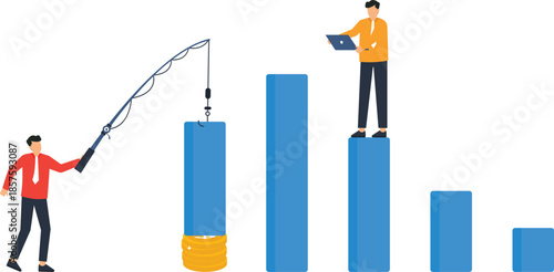 phishing scam, financial risk, data theft, business competition, investment strategy, market analysis, profit loss, cyber security, 