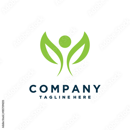 Health logo design simple concept premium vector