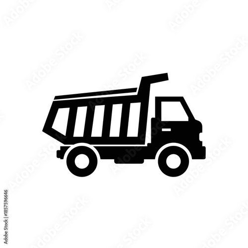 Garbage Truck Silhouette Heavy Duty Vehicle.