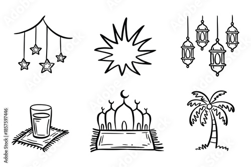 Celebratory islamic symbols