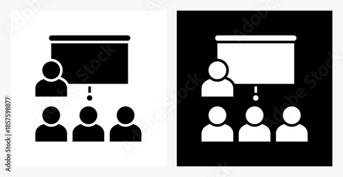 Workshop BPM icon sheet in black and white, filled style.