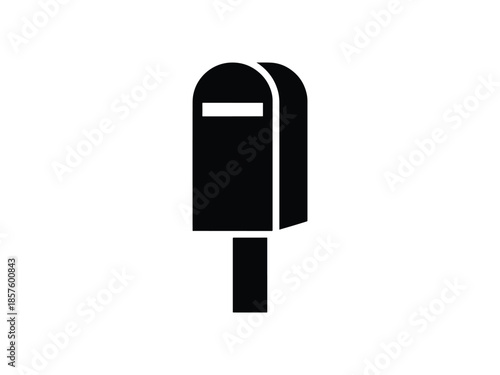 Post Box Mailbox Silhouette Icon