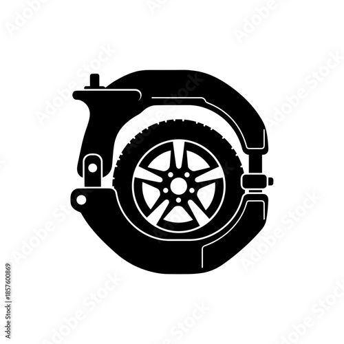 Turbocharger Component with Turbine Wheel Illustration.