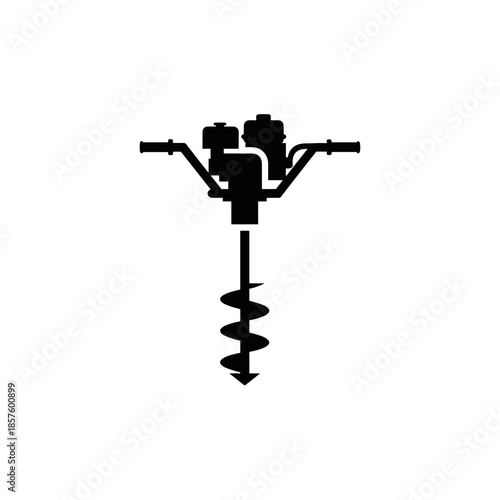 Post Hole Digger Machine Equipment Tool.