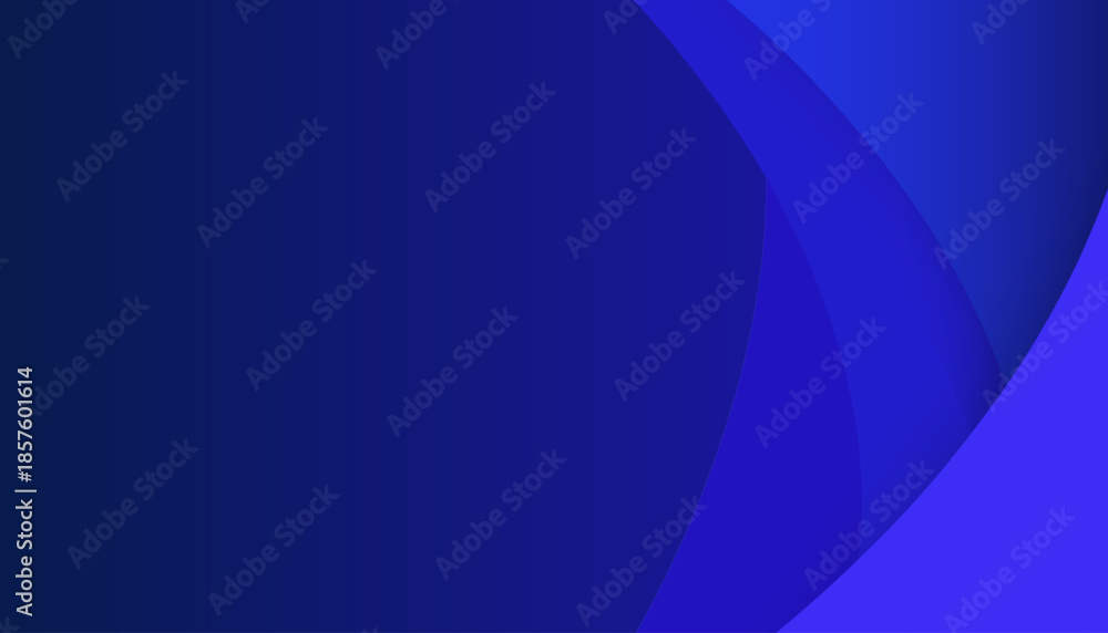Obraz premium Abstract blue gradient curved shapes background clean modern design