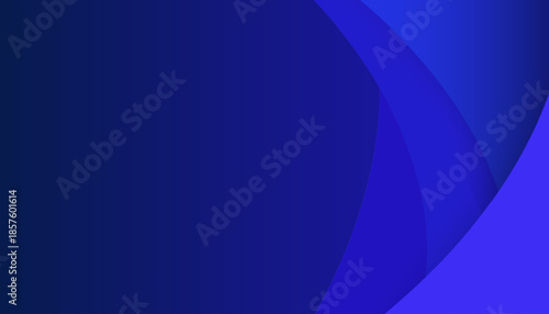 Abstract blue gradient curved shapes background clean modern design
