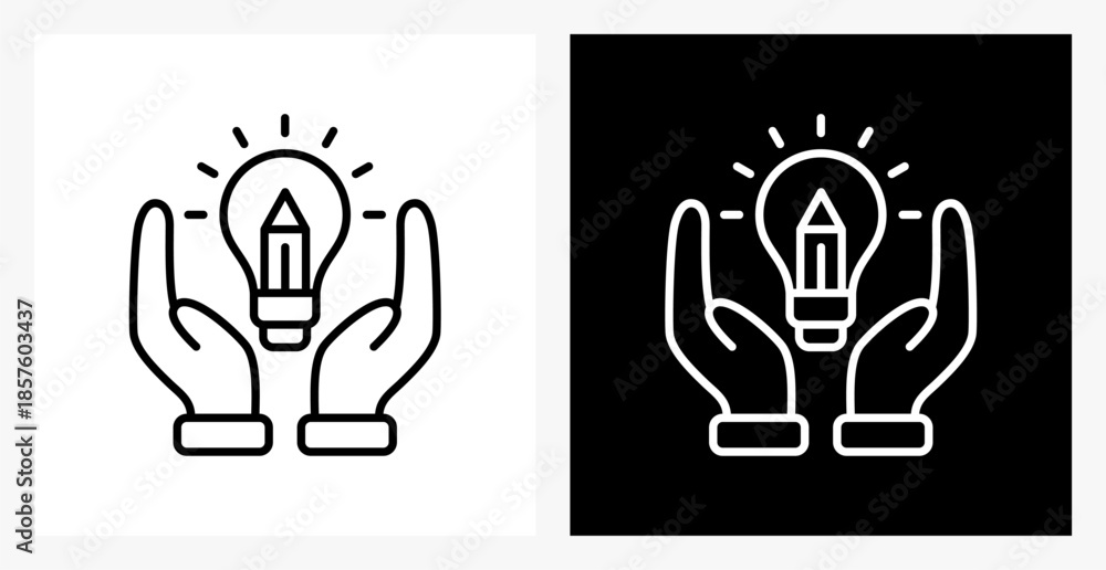 Obraz premium Inspiration BPM icon sheet in black and white, line style.