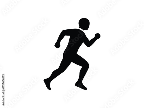 Running Person Silhouette Icon