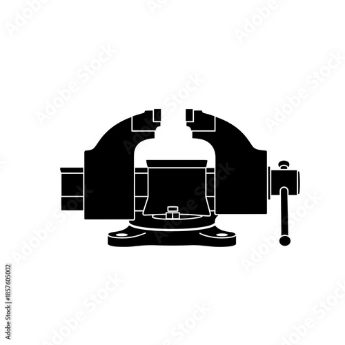 Bench Vice Tool Mechanical Device Clamp.