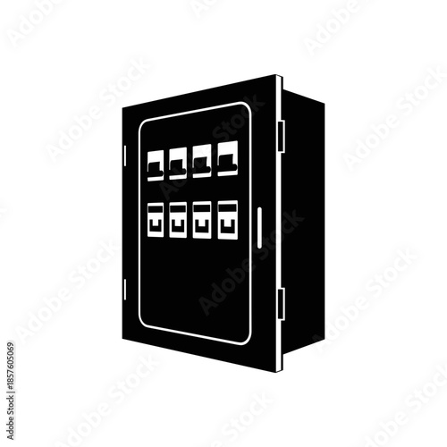 Black Safe Box with Combination Lock.
