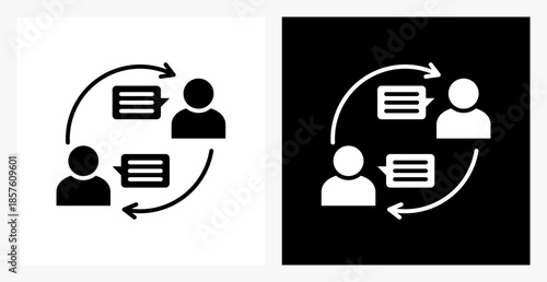 Engagement BPM icon sheet in black and white, filled style.