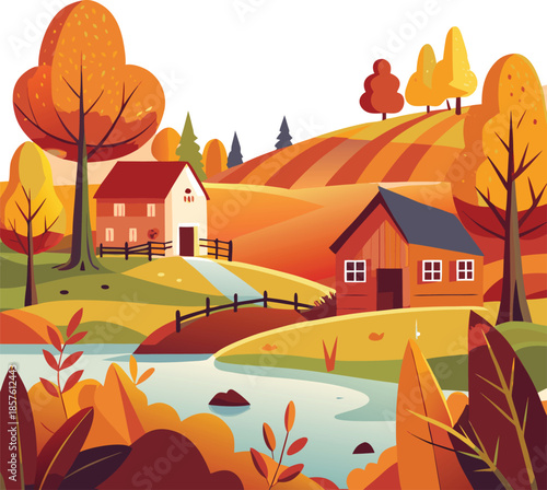 Pumpkin - squash for Halloween or Thanksgiving flat color icon for apps and websites
