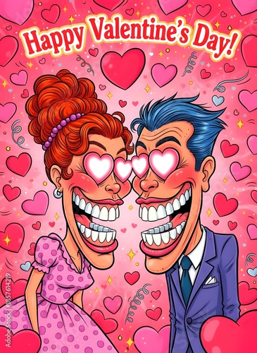 Happy Valentine Day! Created with Generative AI technology.