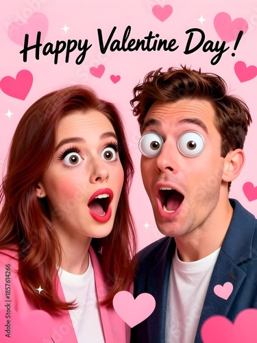 Happy Valentine Day! Created with Generative AI technology.