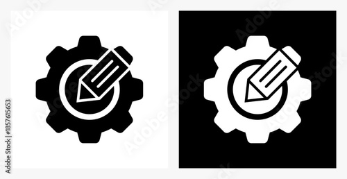 Resources BPM icon sheet in black and white, filled style.