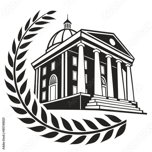 Outline University Icon