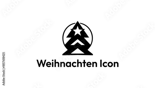 Weihnachten, Merry christmas, Merry Christmas German Calligraphy. Greeting Card Design on White Background., Merry christmas in german - frohe weihnachten. Vector illustration for greeting card, stick