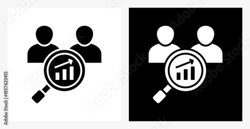 Benchmark BPM icon sheet in black and white, filled style.