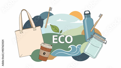 Eco Friendly Products and Reusable Items.