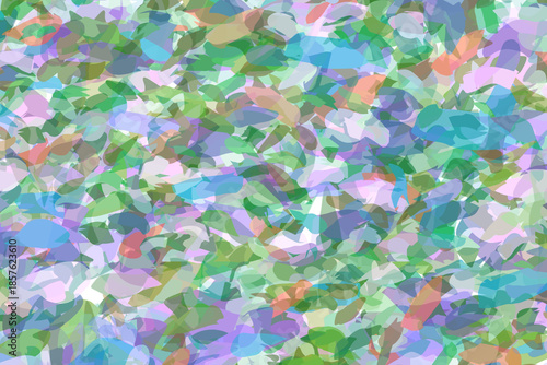 colorful transparent confetti abstract background