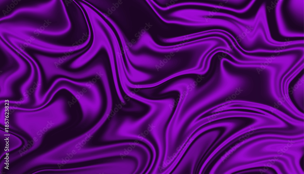 Obraz premium Abstract Dark Purple Fluid Pattern, Minimalist Violet Marble Design,