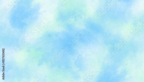 Watercolor texture, light blue gradient, pastel blue background,