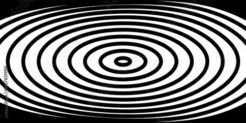 Rastr spiral. Spiral. The concentric circles. The silhouette of the spiral. Effect, hypnosis, the symmetry of the spiral.