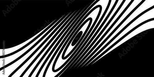 Rastr spiral. Spiral. The concentric circles. The silhouette of the spiral. Effect, hypnosis, the symmetry of the spiral.