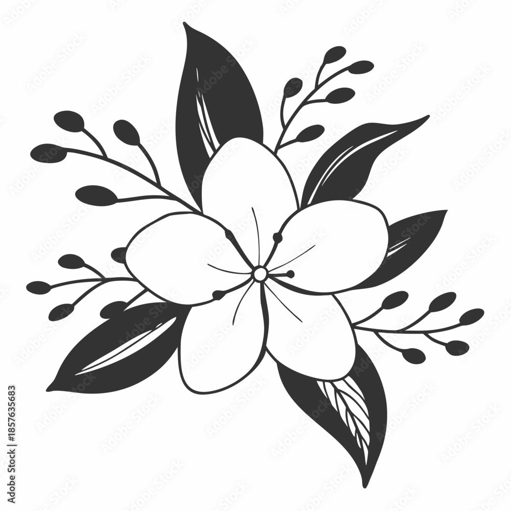 Obraz premium abstract floral background