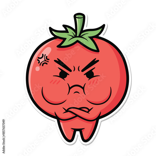 The Grumpy Little Tomato Sticker