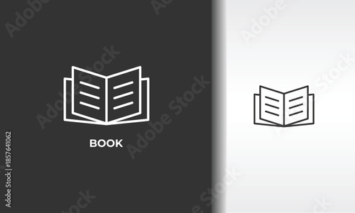 Book Vector, Icon Or Logo Sign Isolated Symbol Illustration