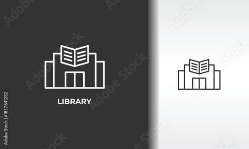 Library Vector, Icon Or Logo Sign Isolated Symbol Illustration