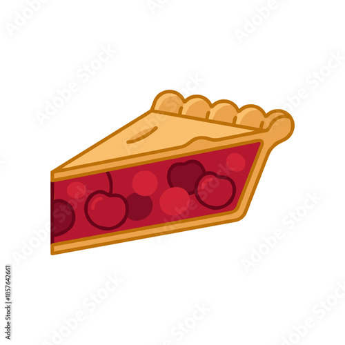 Delicious Slice of Cherry Pie