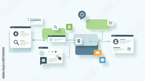 Workflow Diagram Illustrating Interconnected Processes and Data Flow.