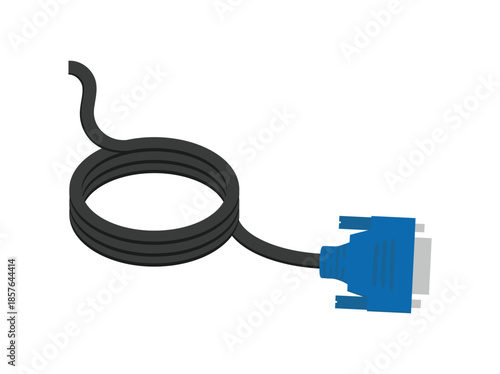 VGA Cable Connector Clip Art
