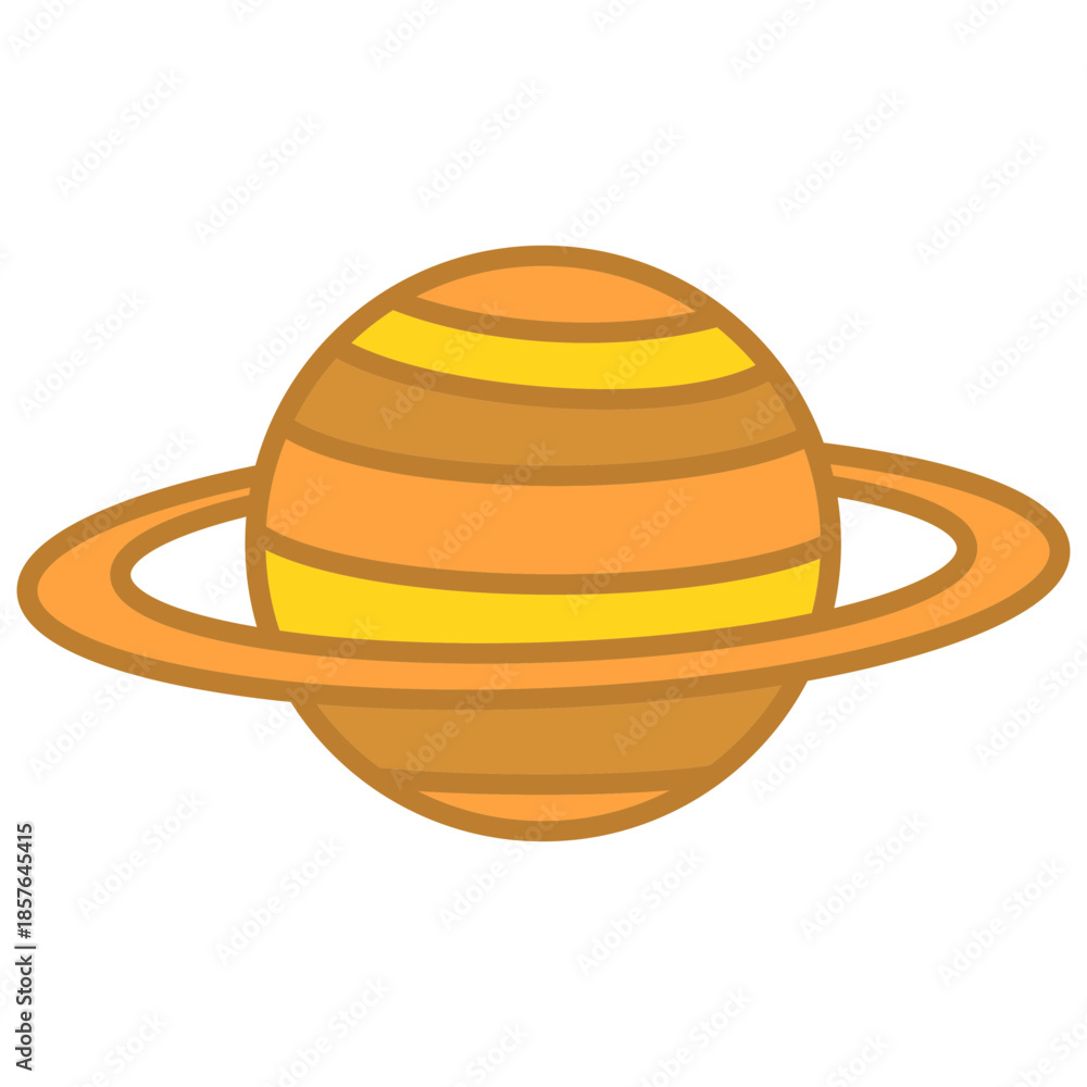 Fototapeta premium Simple Staturn Vector 