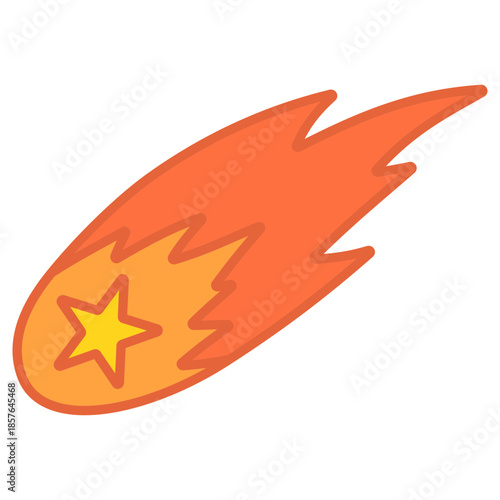 Comet Vector Illustration 