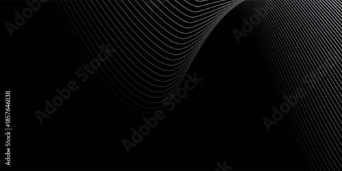 Black oblique straight line background. Dynamic dark linear abstract wallpaper. Luxury stripe gradient texture.vector