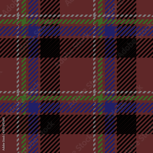 Elegant forest green tartan plaid with bold white bands and accented with fine mustard yellow and light blue stripes, ideal for traditional seasonal apparel.