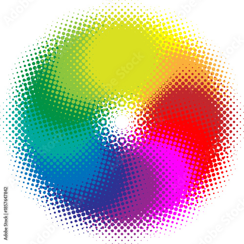 Wallpaper Mural abstract halftone background vector Torontodigital.ca