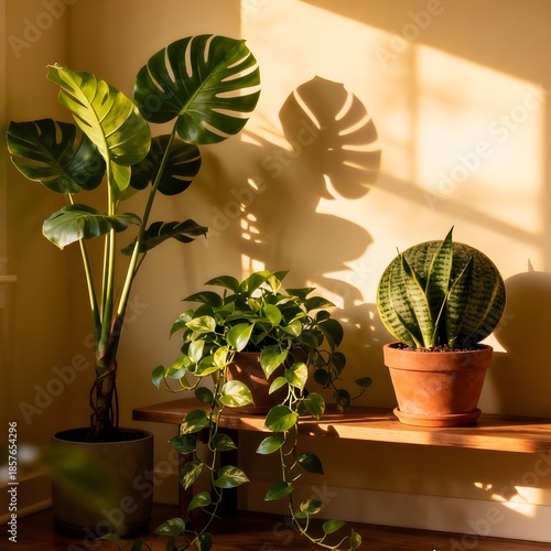 Wallpaper Mural plant in a vase Torontodigital.ca