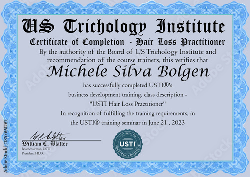 Slika na platnu Certificate Design Template