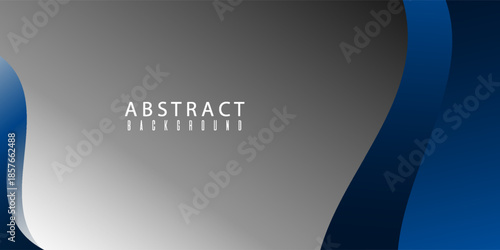 Abstract blue and silver curves with silver lines on dark steel mesh background. with free space for design. Vector illustration