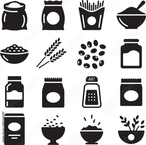 set of kitchen icons
