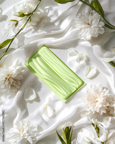 A beautiful bunch of fresh lavender flowers arranged as an elegant wedding bouquet with a romantic and bridal feel