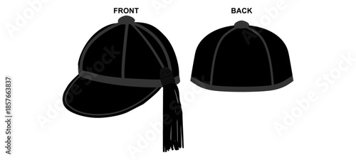 Honours Cap Mockup Template Vector