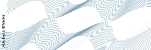 Vector abstract background with dynamic blue waves.