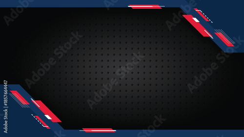 Glitchy black square with red digital distortion effects